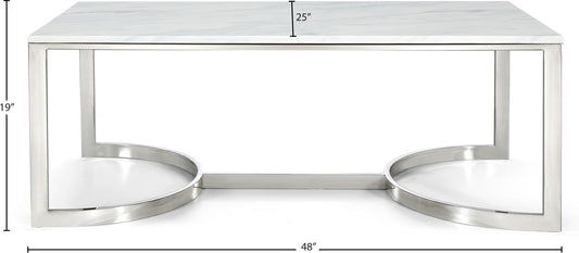 Copley - Coffee Table - Pearl Silver