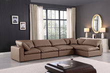 Load image into Gallery viewer, Comfy - 5 Piece Faux Leather Modular Sectional
