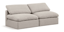 Load image into Gallery viewer, Indulge - Linen 2 Seat Modular Armless Sofa
