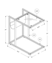Load image into Gallery viewer, Accent Table, C - Shaped, Contemporary And Modern - White
