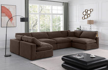 Load image into Gallery viewer, Comfy - 6 Piece Velvet Modular Armless Sectional
