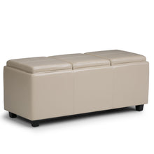 Load image into Gallery viewer, Avalon - Upholstered Storage Ottoman
