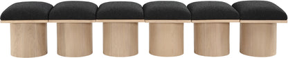 Pavilion - 6 Piece Modular Bench With Natural Base