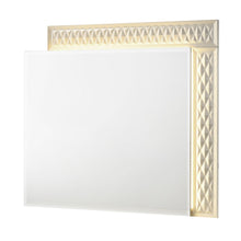 Load image into Gallery viewer, Stanley - LED Bedroom Mirror With Crocodile Texture Frame (Dresser Not Included) - Gray
