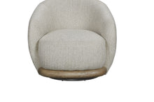 Load image into Gallery viewer, Pagosa - Swivel Wood Base Chair - Amazon Feather
