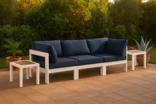 Load image into Gallery viewer, Nizuc - Outdoor Patio 3 Seat Modular Sofa With White Frame
