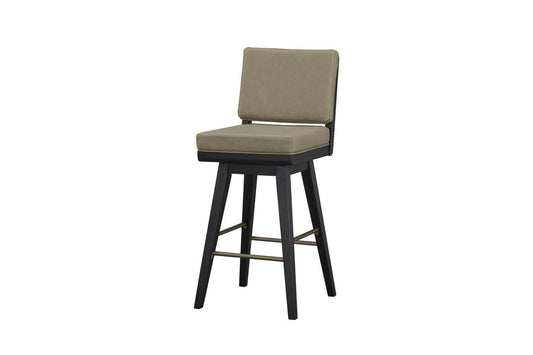 Elure - Leather Swivel Counter Sool (Set of 2)