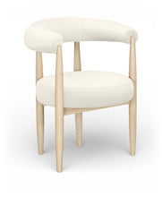 Load image into Gallery viewer, Sable - Vegan Leather Upholstered Dining Chair (Set of 2) - Painted Natural Base
