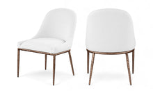 Load image into Gallery viewer, Ferro - Upholstered Dining Side Chair With Brushed Bronze Legs
