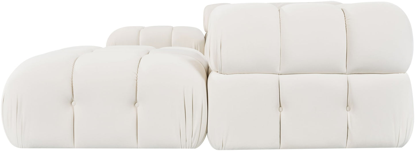 Orin - Velvet 6 Piece Modular Double Chaise Sectional