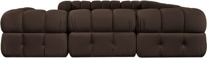 Orin - Velvet Performance Fabric Upholstered 9 Piece Sectional