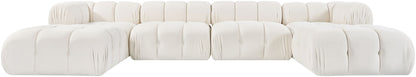 Orin - Velvet 6 Piece Modular Double Chaise Sectional