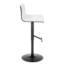 Load image into Gallery viewer, Mason - Contemporary Adjustable Barstool With Swivel With Straight T Footrest (Set of 2)
