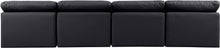 Load image into Gallery viewer, Indulge - Faux Leather 4 Seat Modular Armless Sofa

