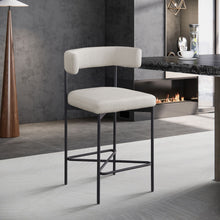 Load image into Gallery viewer, Rivage - Durable Stool With Black Frame (Set of 2)
