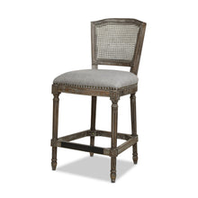 Load image into Gallery viewer, Triomphe - Rattan Wicker High Back Armless Counter Bar Stool
