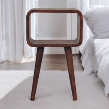 Load image into Gallery viewer, Minimalist Open Curved Nightstand
