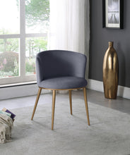Load image into Gallery viewer, Skylar - Dining Chair with Gold Legs (Set of 2)
