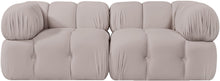 Load image into Gallery viewer, Orin - Velvet Performance Fabric Upholstered 2 Piece Modular Sofa (2 Corner Chairs)
