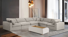 Load image into Gallery viewer, Comfy - 6 Piece Linen Modular Corner Sectional
