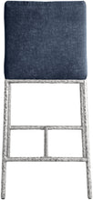 Load image into Gallery viewer, Reeves - Chenille Fabric Upholstered Counter Stool (Set of 2) - Silver Base
