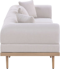 Load image into Gallery viewer, Laguna - 3 Piece Resilient Water Resistant Fabric 106.5" Upholstered Outdoor Patio Modular Sofa
