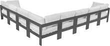 Load image into Gallery viewer, Nizuc - Outdoor Patio 8 Piece Modular Sectional With Gray Frame
