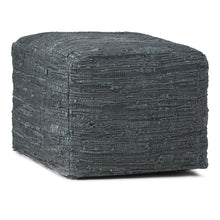 Load image into Gallery viewer, Fredrik - Handcrafted Square Pouf
