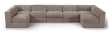 Load image into Gallery viewer, Rummi - Velvet Performance Fabric Upholstered 7 Piece Modular Sectional (With 2 Corner Chairs)

