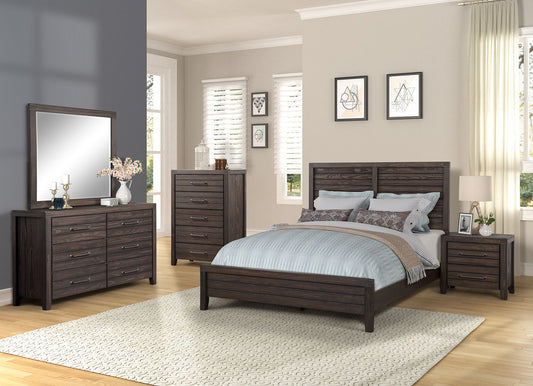 Crestwood - Mirror - Dark Brown