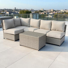 Load image into Gallery viewer, Comfortable Modern Patio Rattan Sectional Set With Cushions
