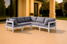 Load image into Gallery viewer, Nizuc - Outdoor Patio 5 Piece Modular Sectional With White Frame

