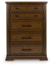 Load image into Gallery viewer, Taffenbrook - Five Drawer Chest - Medium Brown
