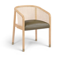Load image into Gallery viewer, Sylvan - Vegan Leather Dining Chair (Set of 2) - Natural Frame
