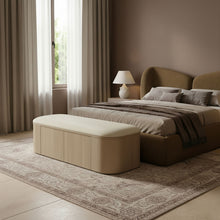 Load image into Gallery viewer, Velden - Upholstered Storage Bench With Stained Natural Base
