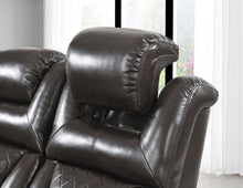 Load image into Gallery viewer, U104 - Power Reclining Loveseat - Dark Brown
