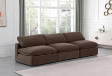 Load image into Gallery viewer, Comfy - Velvet Modular Armless Sofa 3 Seats
