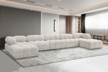 Load image into Gallery viewer, Ames - 7 Piece Fabric Modular U-Shaped Sectional
