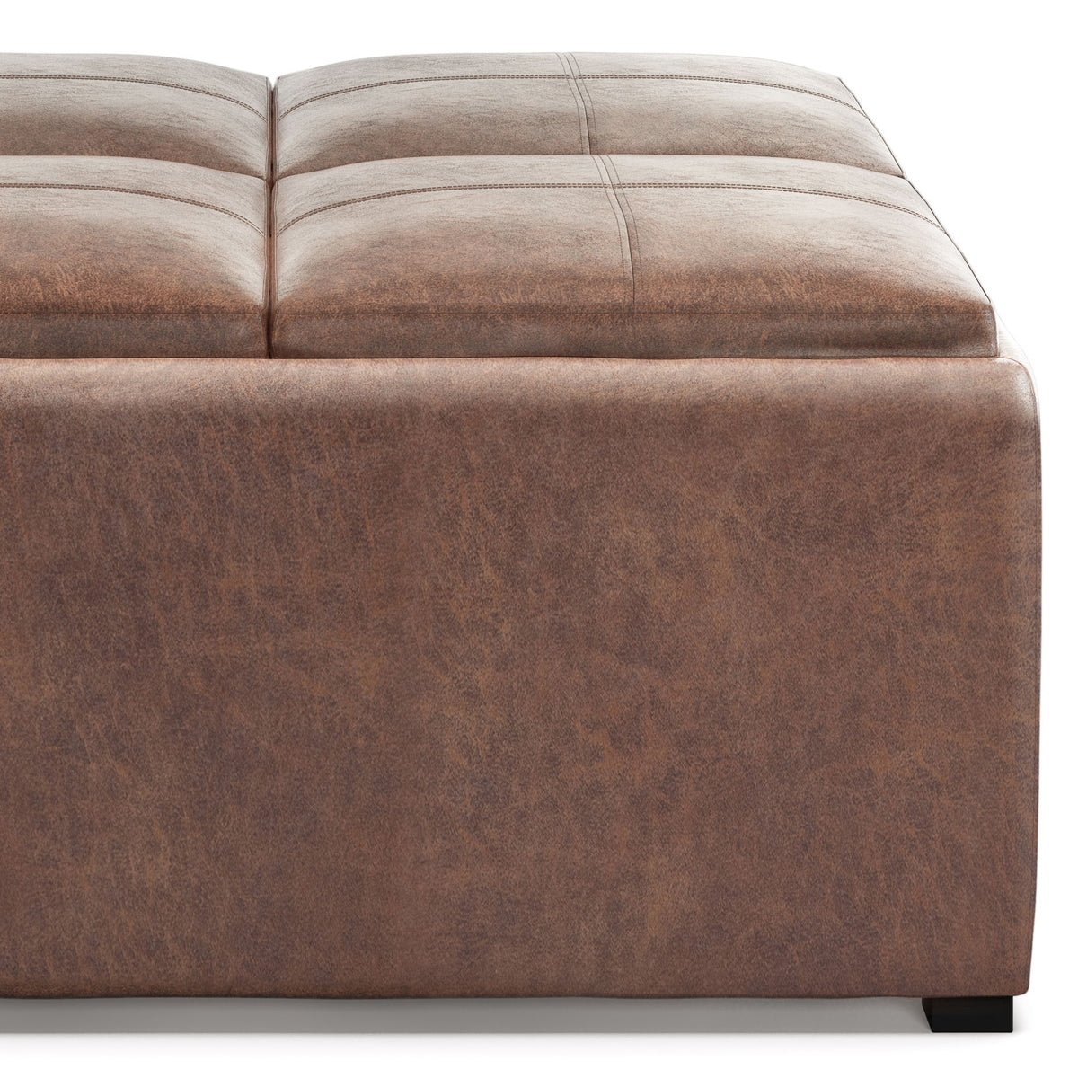 Avalon - Square Coffee Table, Storage Ottoman - Ego Home Furniture
