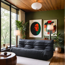 Load image into Gallery viewer, Relax - Vegan Leather 77.75" Upholstered Sofa
