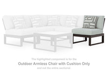 Load image into Gallery viewer, Beachloft - Armless Chair With Cushion - Black / Gray

