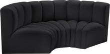 Load image into Gallery viewer, Arc - Faux Leather 3 Piece Modular U-Shaped Sofa
