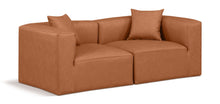 Load image into Gallery viewer, Cube - Modular 2 Piece Sofa - Cognac
