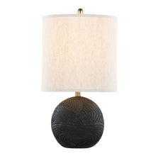 Load image into Gallery viewer, Kona - Contemporary Table Lamp (Set of 2) - Matte Black / Natural
