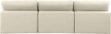 Load image into Gallery viewer, Comfy - Faux Leather Modular Armless Sofa 3 Seats
