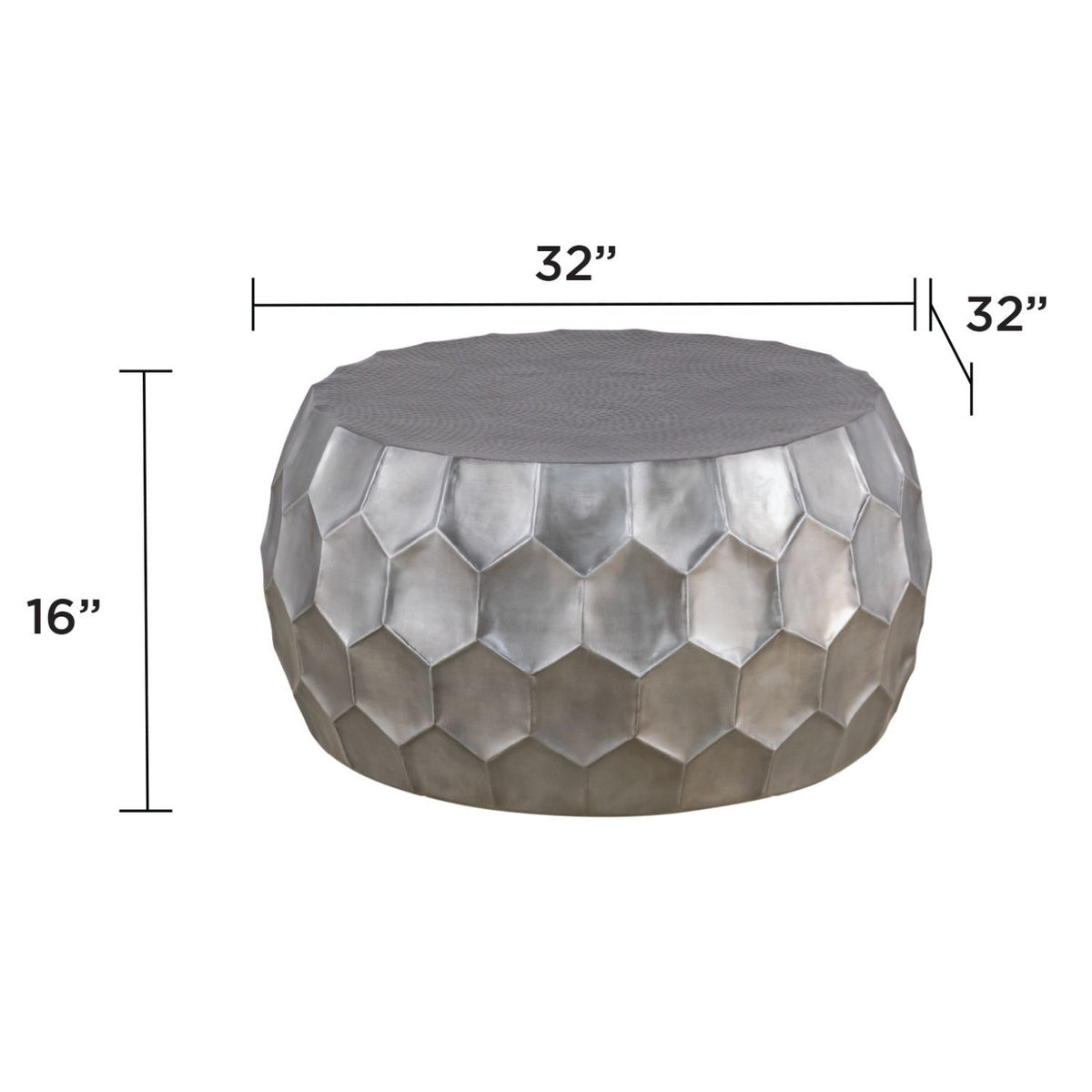 Ct101 - Coffee Table - Silver