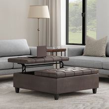 Load image into Gallery viewer, Harrison - Large Coffee Table Storage Ottoman
