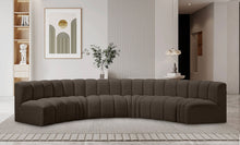 Load image into Gallery viewer, Arc - Boucle Fabric 6 Piece U-Shaped Modular Sofa
