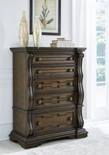 Load image into Gallery viewer, Maylee - Five Drawer Chest - Dark Brown
