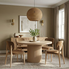 Load image into Gallery viewer, Velora - Upholstered Dining Chair (Set of 2) - Saddle / Natural
